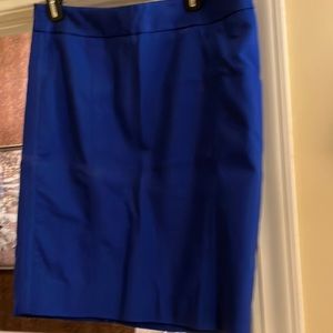 Size 12, royal blue a line skirt. Length 23”.